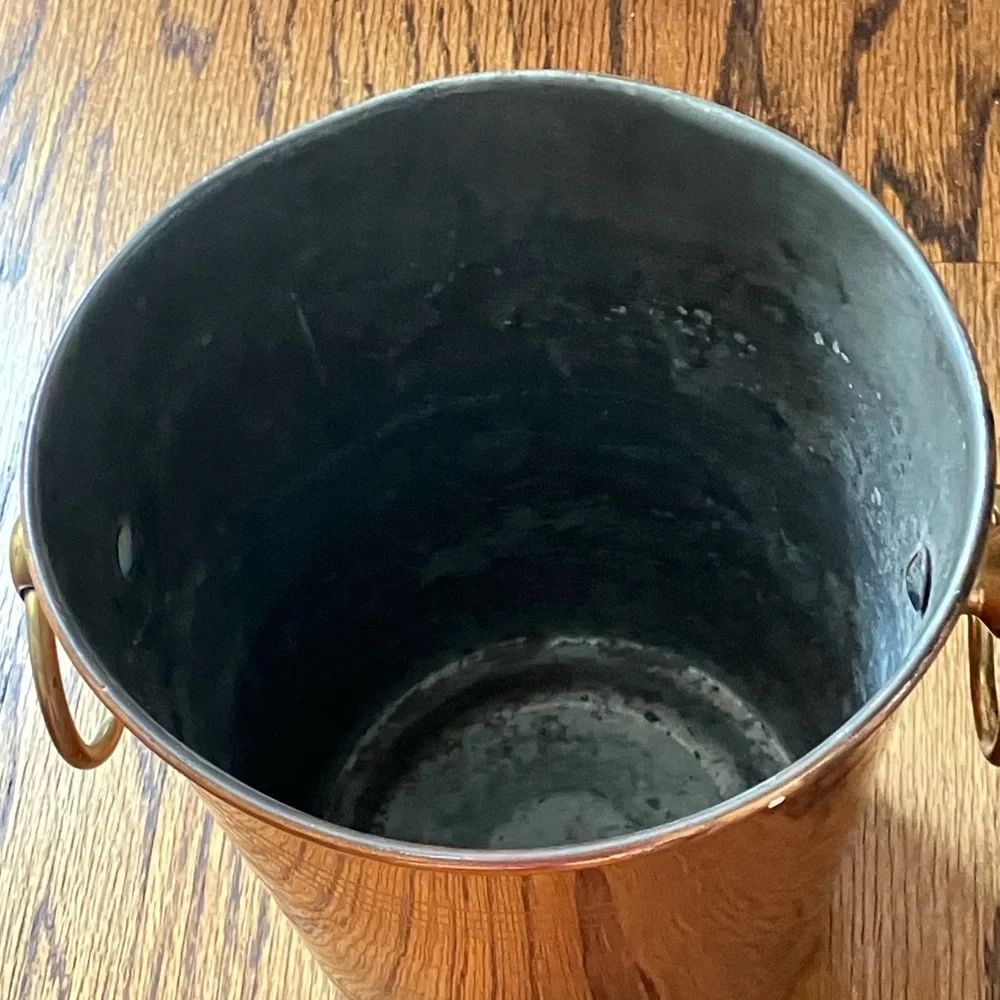 Vintage Copper Champagne Wine Ice Bucket